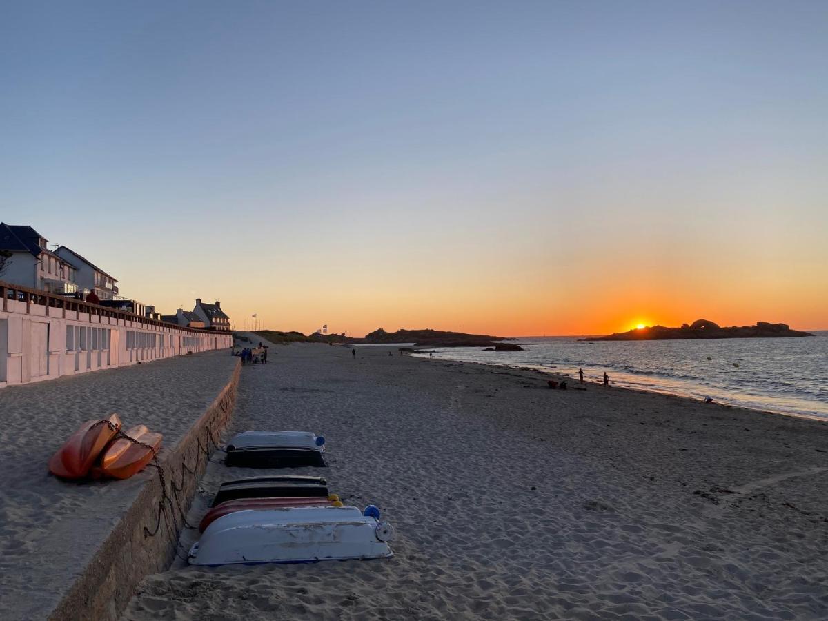 Studio Tregastel Plage A 20 Metres Exterior foto